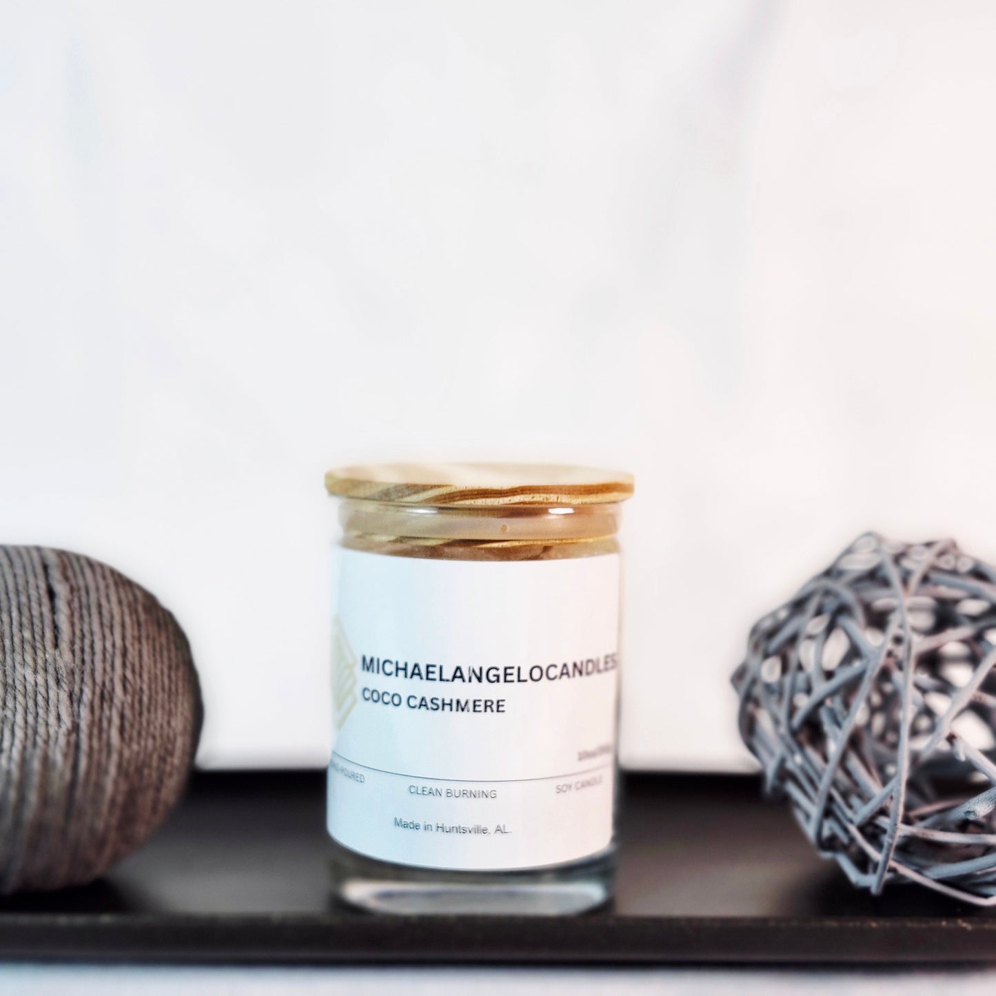 Coco Cashmere - Soy Wax Candle 11oz with Lid