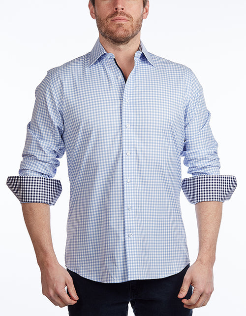 Button-Up Shirt // - Contemporary Fit - Contrast trimming - final sale