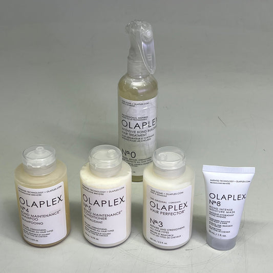 OLAPLEX (4 PIECE SET) Hair Repair & Strengthening Kit Intensive Bond Travel Sz