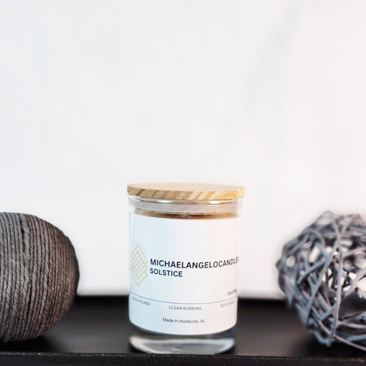 Solstice - Soy Wax Candle 11oz with Lid