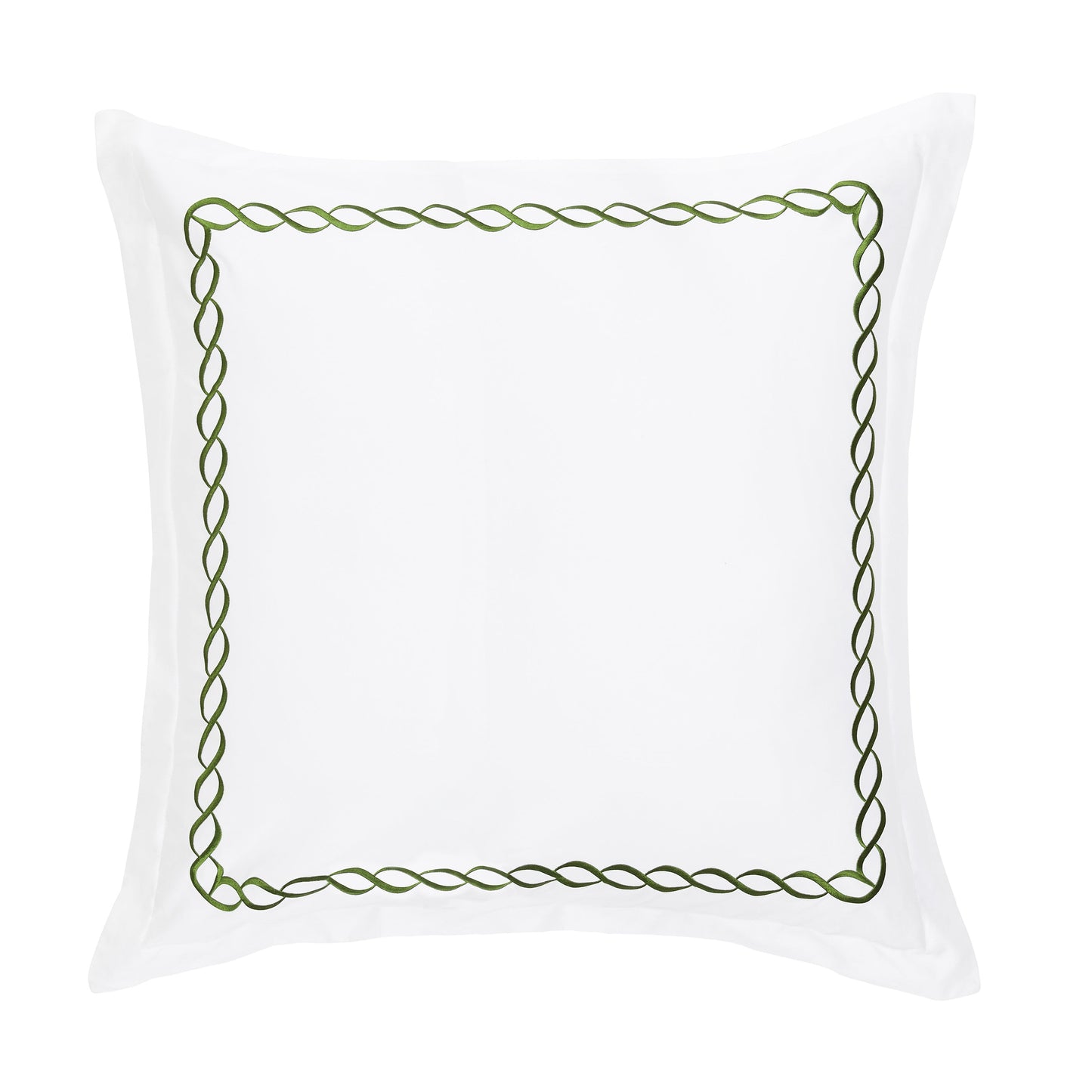 600 Thread Count Rope Embroidered Euro Sham Pairs