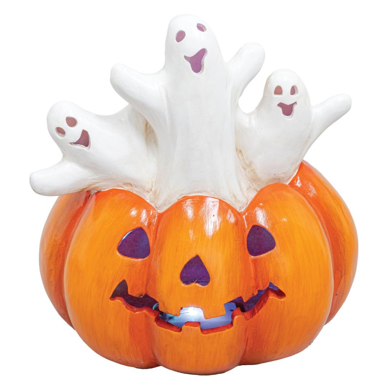 GHOSTLY TRIO LIGHT UP JACK-O-LANTERN