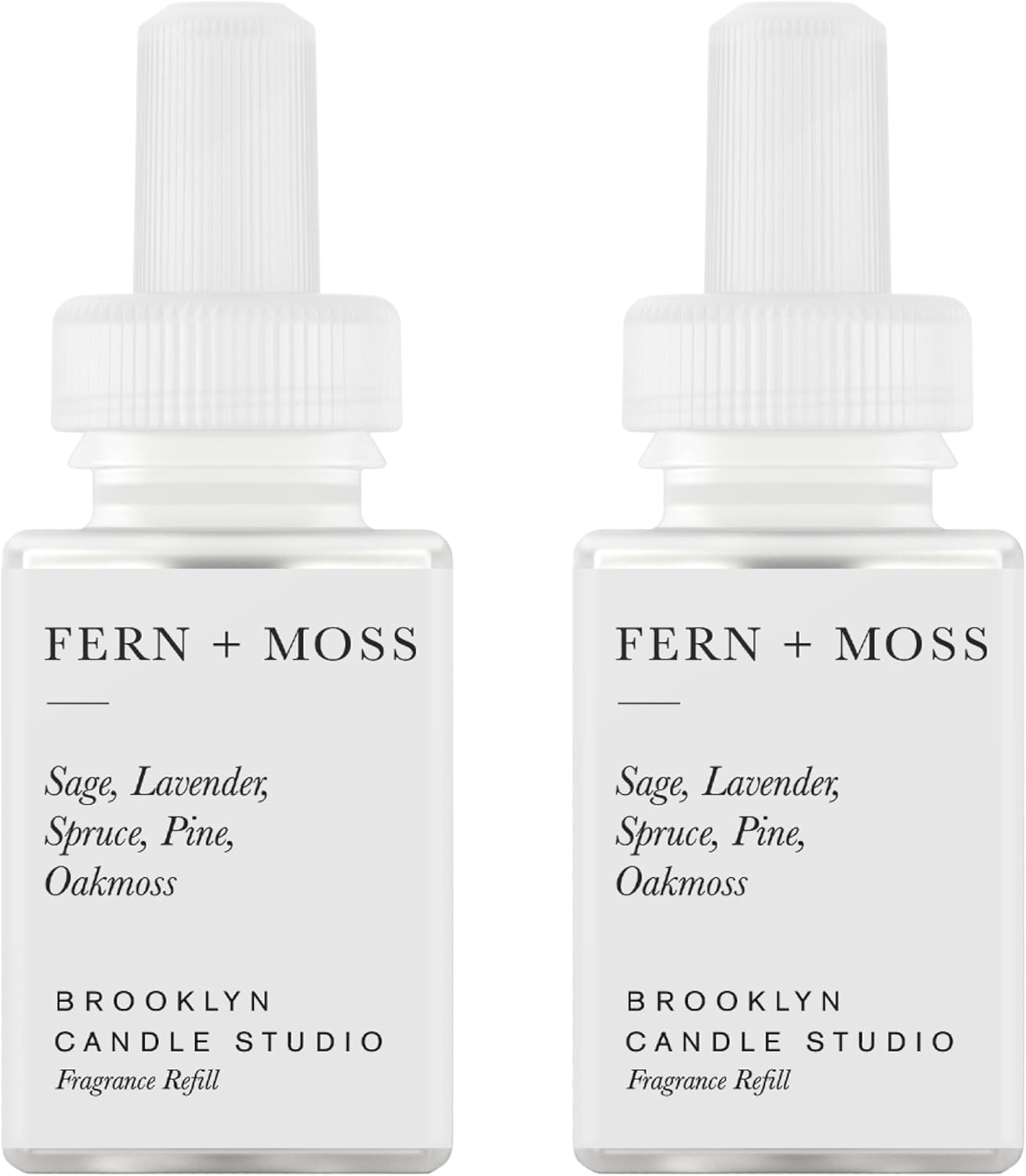 Pura & Brooklyn Candle Studio Home Scent Refill - Smart Air Diffuser - Up to 120-Hours of Luxury Fragrance per Refill - Home Essential - Clean & Safe Diffuser Fragrance - 2 Pack, Santorini