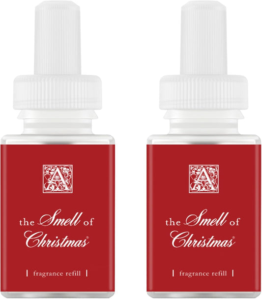 Pura and Aromatique - Fragrance for Smart Home Air Diffusers - Room Freshener - Aromatherapy Scents for Bedrooms & Living Rooms - Odor Eliminator - 2 Pack - The Smell of Christmas