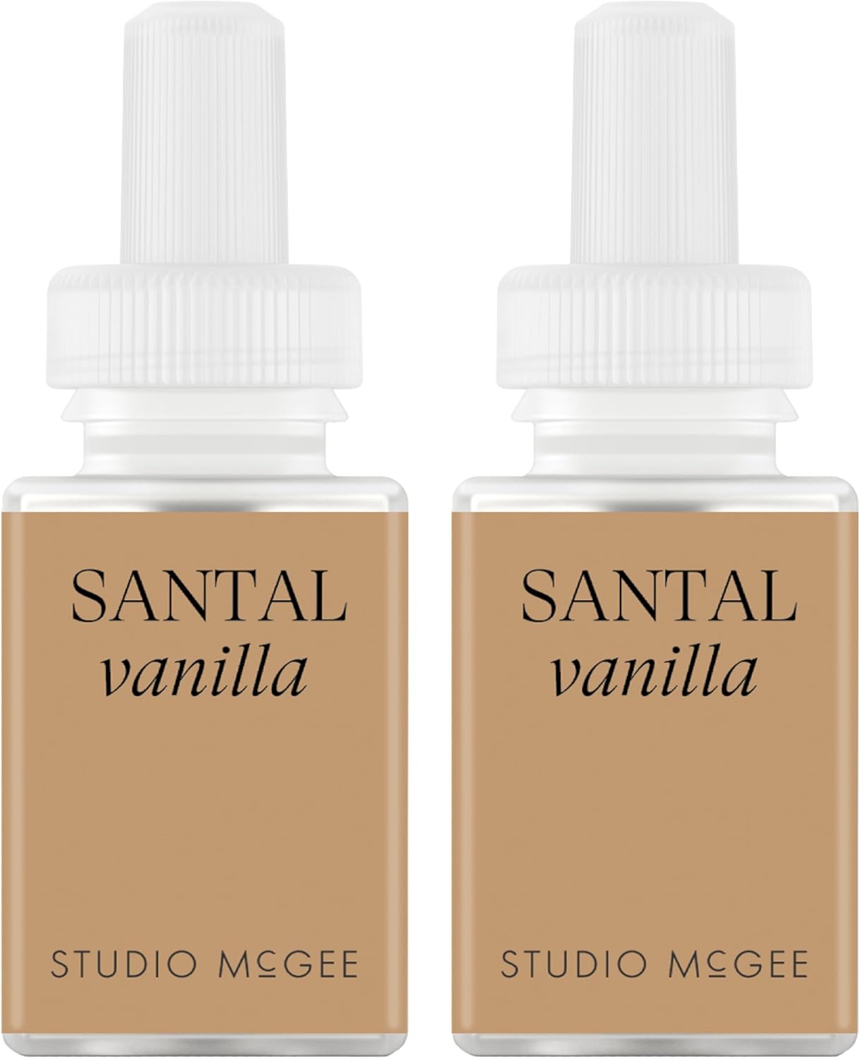 Pura x Studio McGee Home Scent Refill - Smart Air Diffuser - Up to 120-Hours of Luxury Fragrance per Refill - Home Essential - Clean & Safe Diffuser Fragrance - 2 Pack, Santal Vanilla