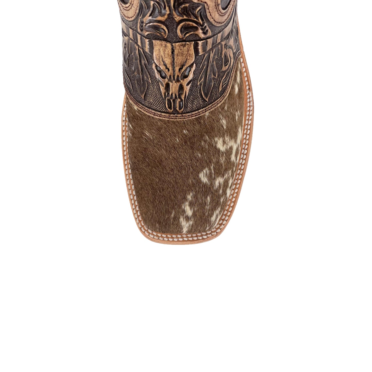Men's Bulldog Hand Tooled  Boots - Cowhide