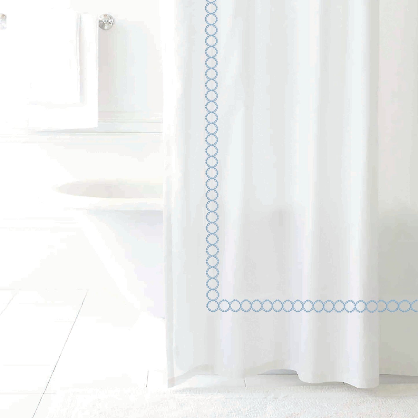 Clean Design Home® Cotton Sateen Shower Curtain