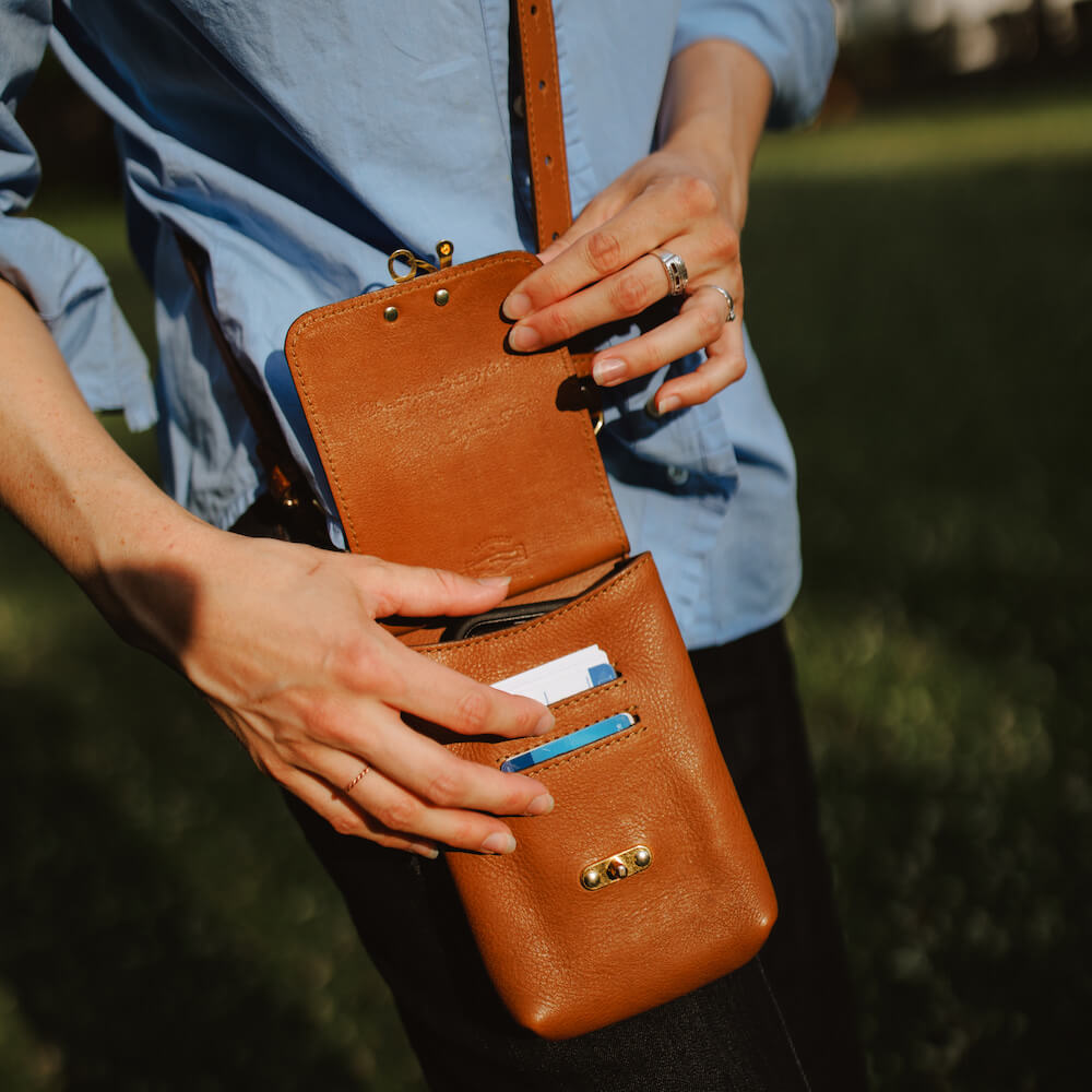 Craft & Forge Leather Phone Pouch