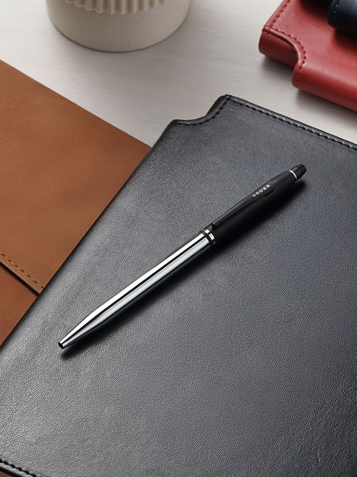 Click™ Tuxedo Chrome Ballpoint Pen