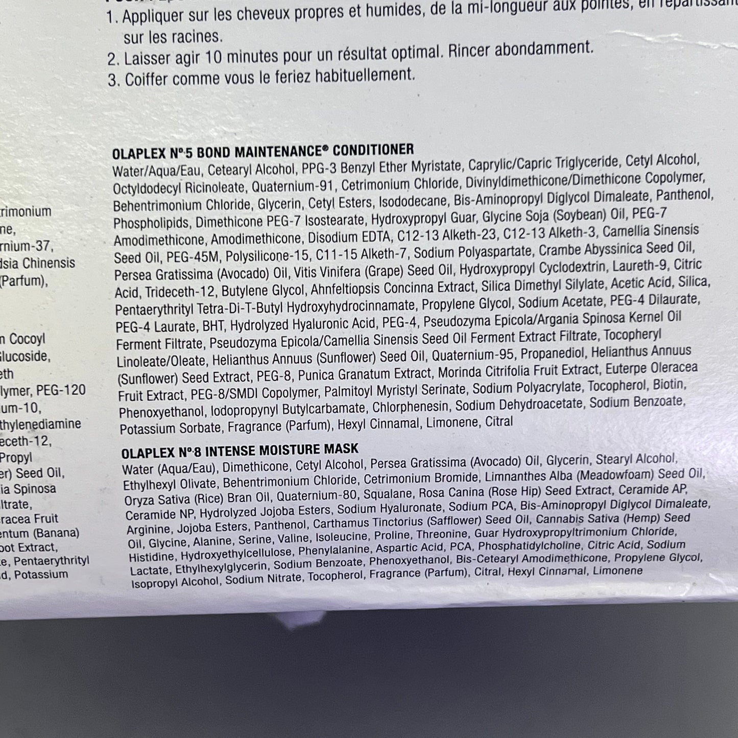 OLAPLEX (4 PIECE SET) Hair Repair & Strengthening Kit Intensive Bond Travel Sz