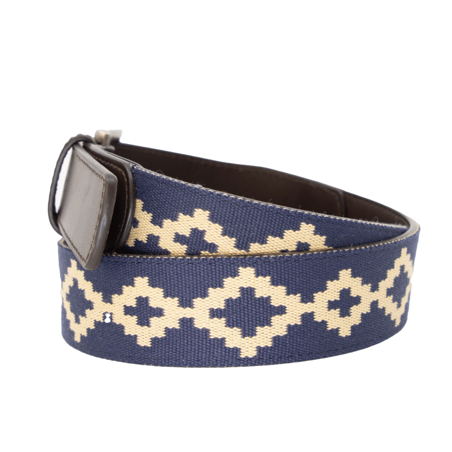 Corbina Chocolate Leather Woven Belt