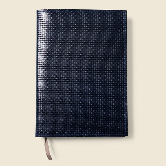 Refillable A5 Leather Notebook Cover – Navy Limited Edition