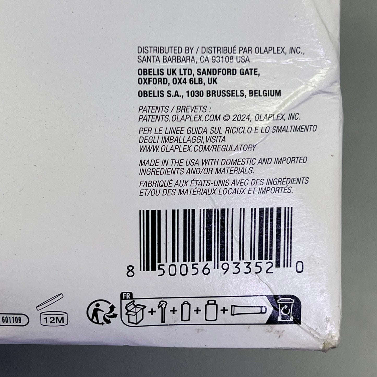 OLAPLEX (4 PIECE SET) Hair Repair & Strengthening Kit Intensive Bond Travel Sz