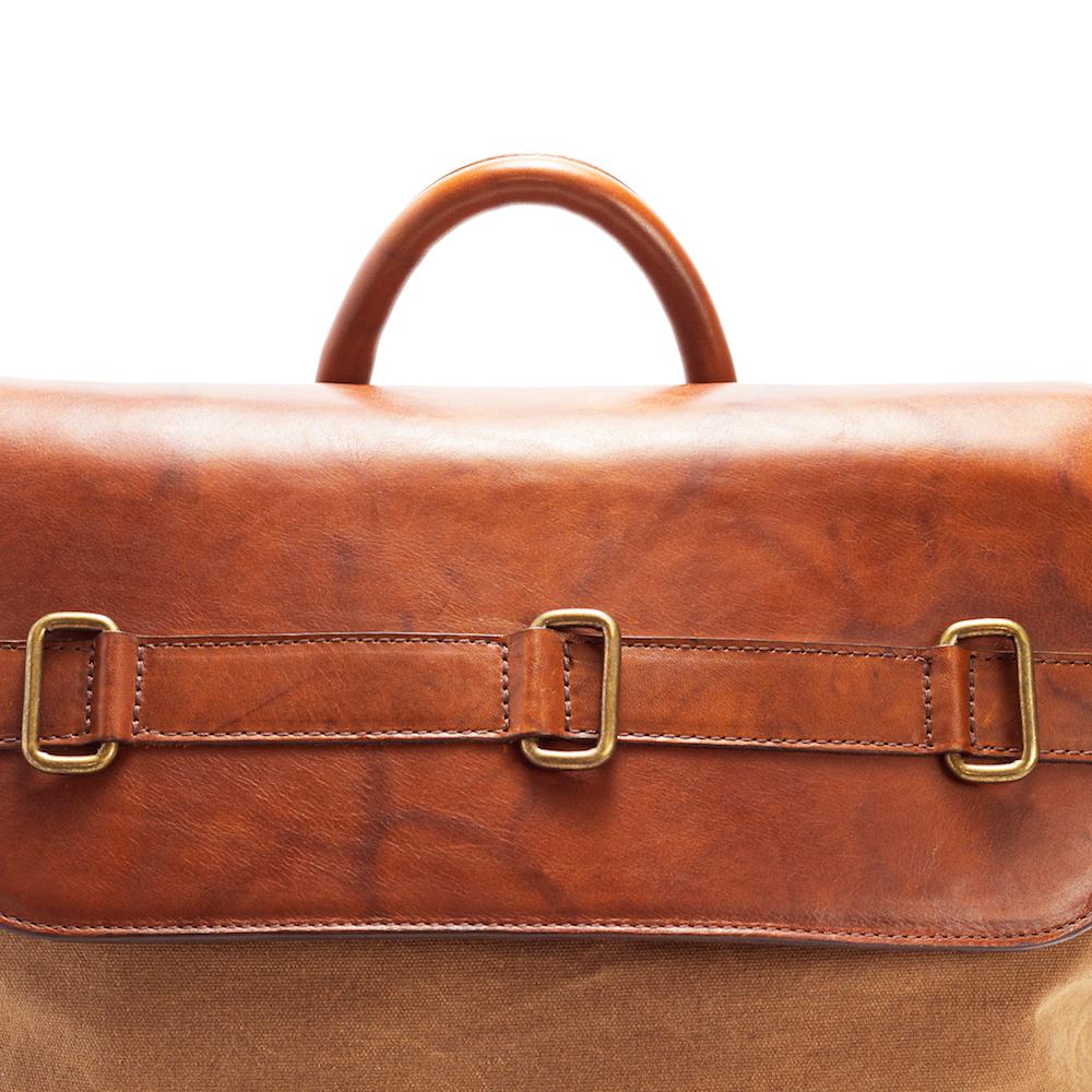 Heritage Waxed Canvas Steamer Backpack No. 2