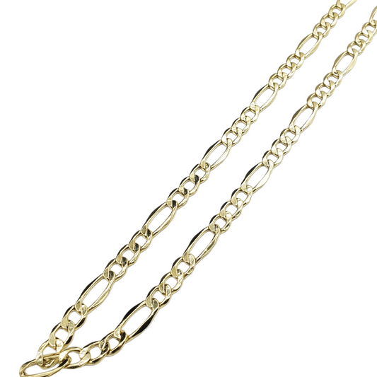 10K Gold Classic Figaro Chain