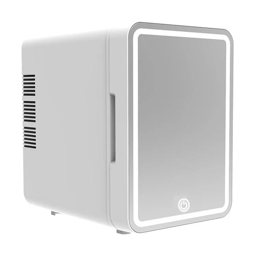 4L Mini Beauty Fridge for Cosmetics Skincare Portable with Built-in LED Light
