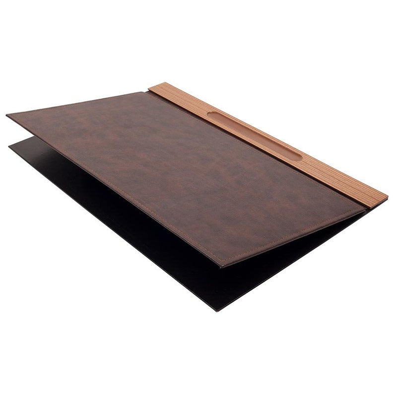 MOOG Zebrona Leather Desk Set-Black- 11 PCS