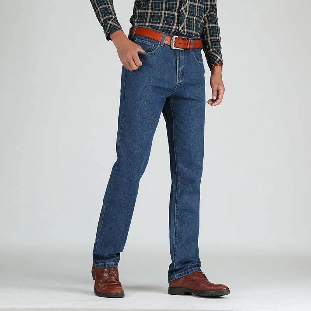 Straight Classic Denim Pants