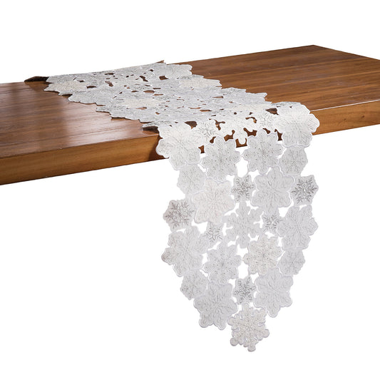 Sparkle Snowflake  Table Runner